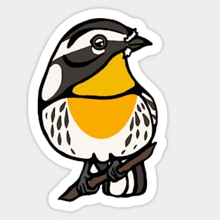 Yellow-Throated Warbler Graphic Sticker